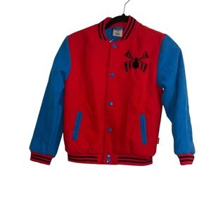 Spider-Man Varsity Bomber Jacket (Kids Size Medium)